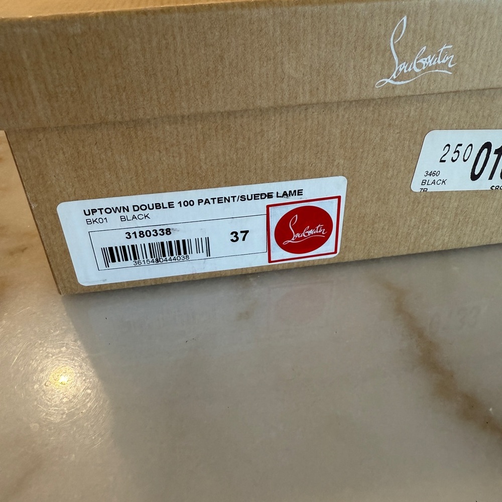 Christian Louboutin Black Patent Leather Heels - Picture 8 of 8